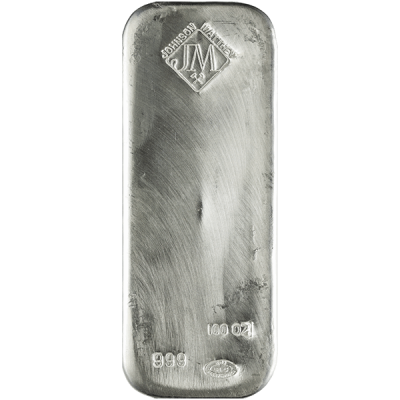 100 OZ .999 Silver Bar Brand May Vary