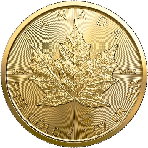 2023 1 oz Gold Canadian Maple Leaf 